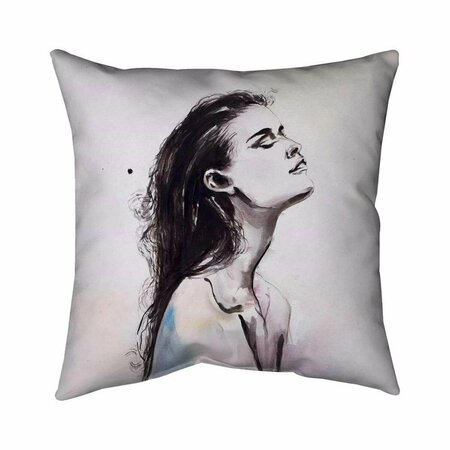 BEGIN HOME DECOR 20 x 20 in. Bare Skin-Double Sided Print Indoor Pillow 5541-2020-FI32